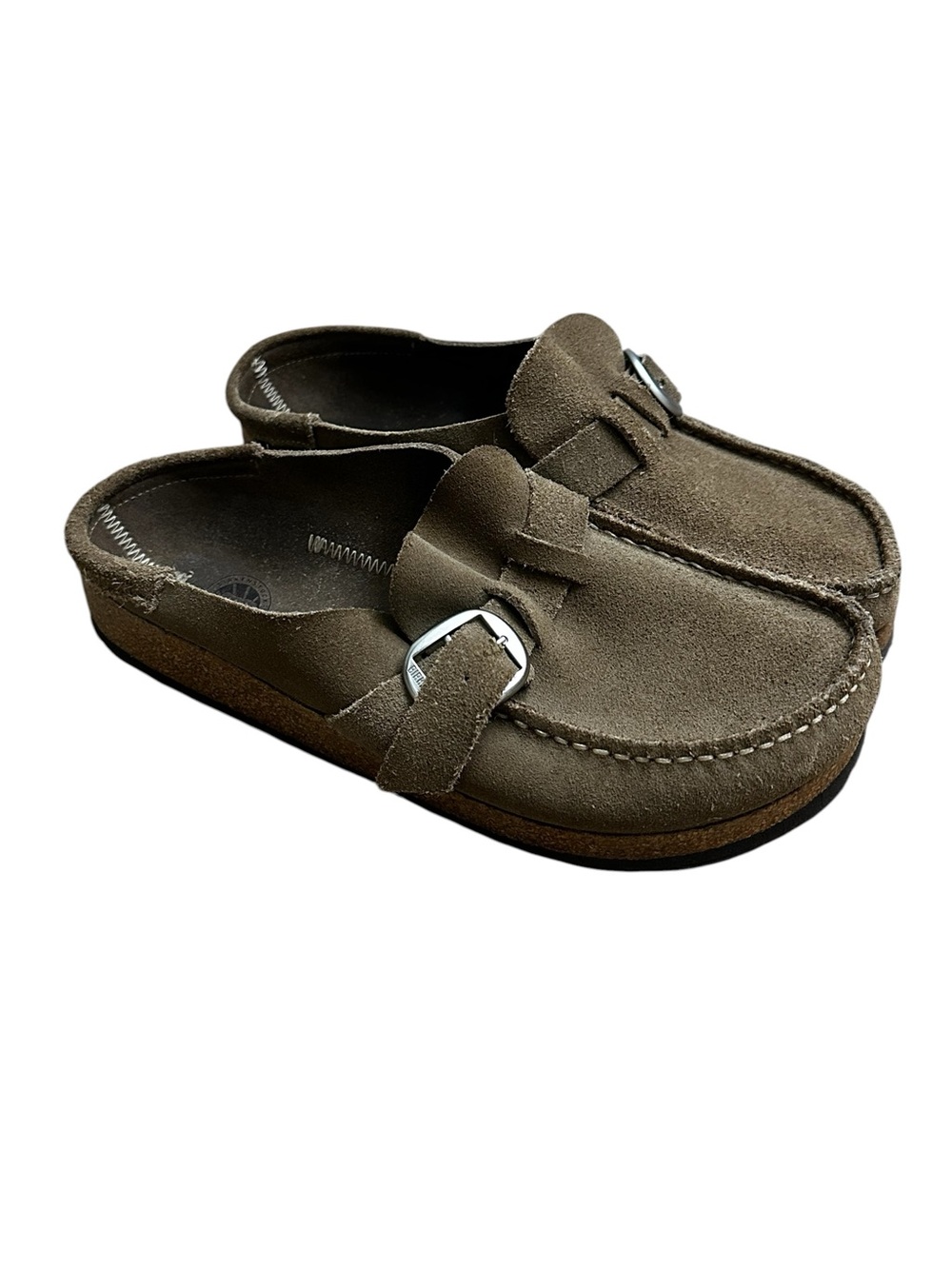 Birkenstock Buckley Suede Leather Clogs Slip On Granola Girl Fall Vibes Utility